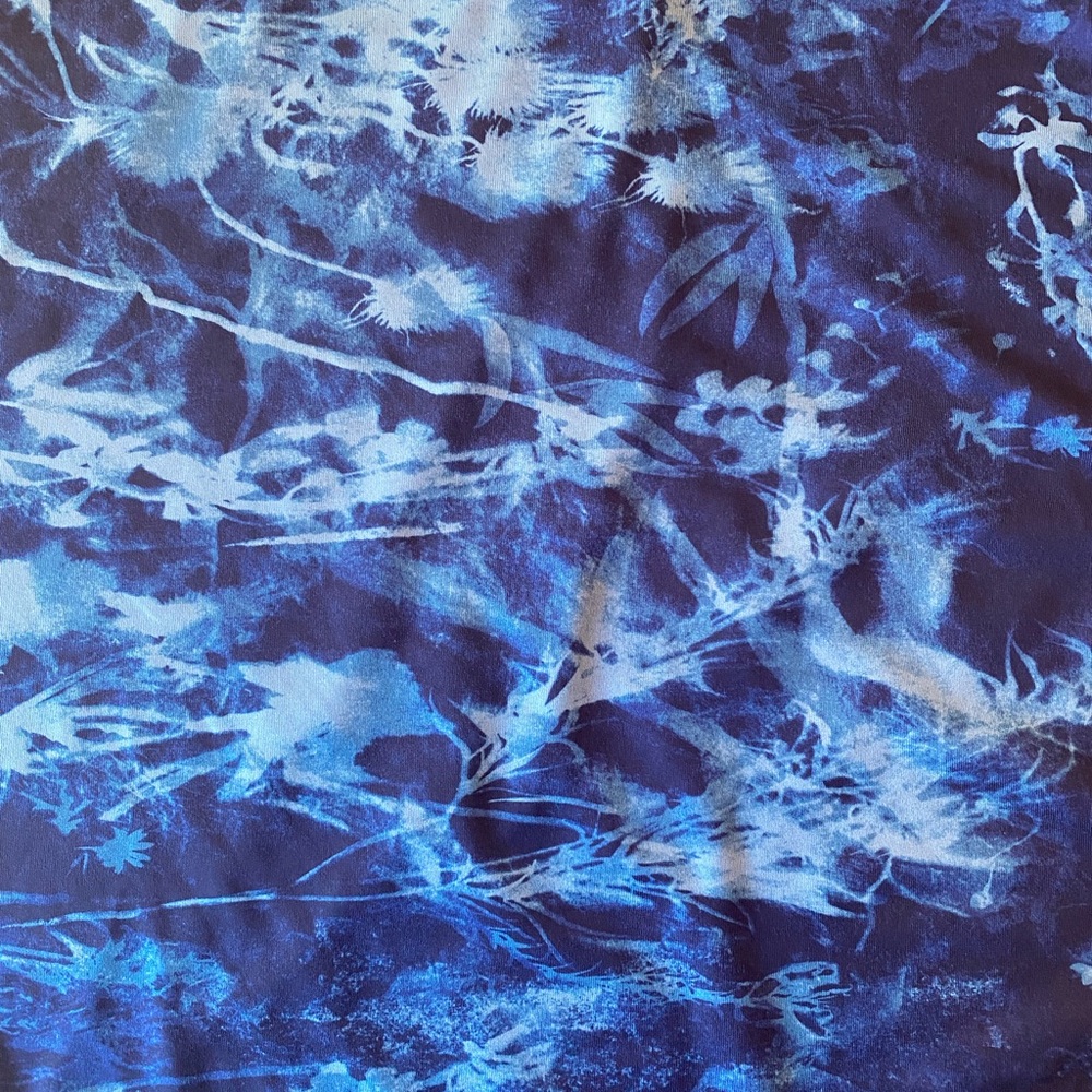 Nike Blue Patterned Polo Shirt - Picture 4 of 4